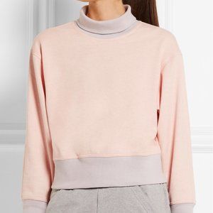 STELLA x ADIDAS XS pink turtleneck sweatshirt